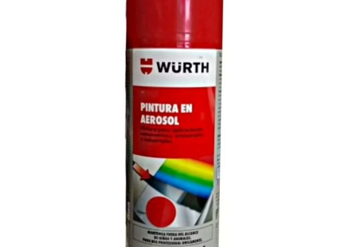 SPRAY PINTURA AEROSOL WURTH (ROJO). 400ml. SKU PWURTHROJO