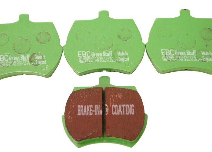 PASTILLAS DE FRENO GT 8.4 EBC GREEN STUFF GT O ROVER 12. SKU C-AHT16GREEN