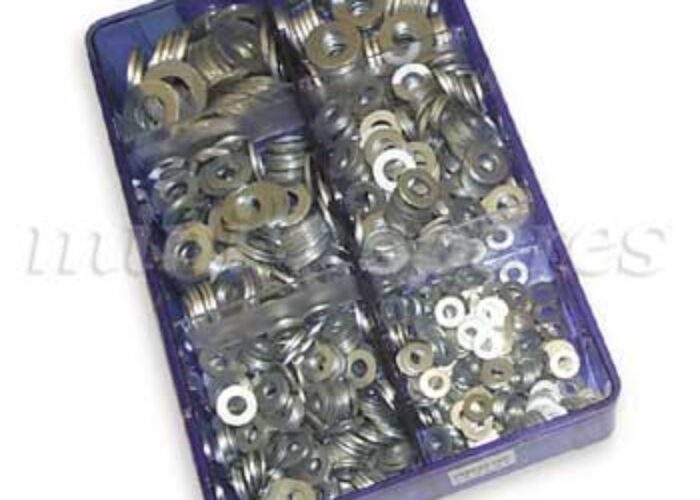 CAJA GOLILLAS PLANAS UNF 3/16″, 1/4″, 5/16″, 3/8″, 7/16″ Y 1/2″. SKU GMS126